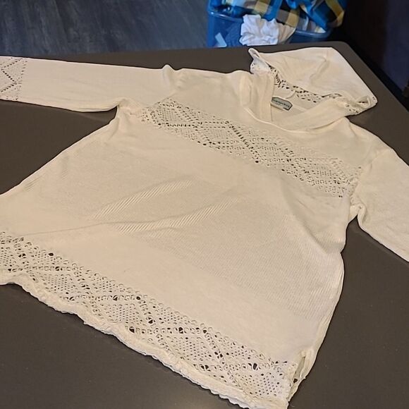 Portocruz White Hooded Swim Cover Up - Picture 5 of 10